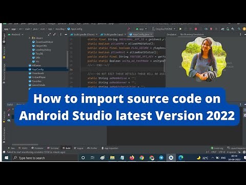 How to Import source code in android studio