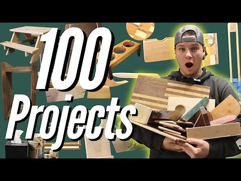100 Woodworking Projects (SELL THESE PROJECTS!)