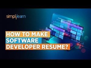 How To Create the Perfect Software Developer Resume? | Software Developer Resume Tips | Simplilearn