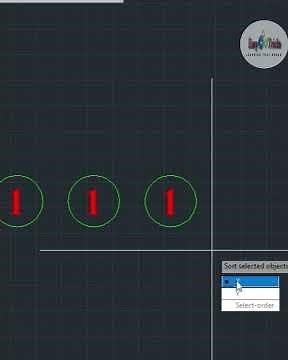 AutoCAD Tcount Trick | Copy with Array & Auto Number in Circle #autocad #cad #tutorial #shorts