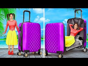 TRAVEL PARENTING HACKS || Funny DIY Pranks On Friends! Beach Tricks By 123GO! Genius