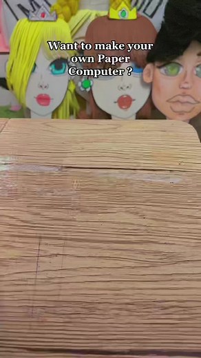 DIY Paper Computer by @토리와만들기 Tori Crafts #fyp #viral #foryou #diy #craft #art
