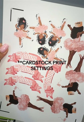 Optimal Cardstock Print Settings for Cricut Projects