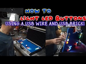 How to Power Led Arcade Buttons with a USB Wire