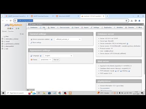 How To Install localhost PhpMyAdmin in Windows Xampp | 2024