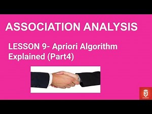 Lesson 9- Apriori Algorithm Explained Step by Step (Part 4) | Data Mining | VTU | JAcademy