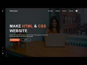 How To Make Website With HTML And CSS Step By Step Tutorial | Web Design In HTML & CSS