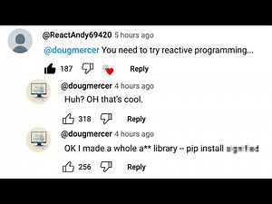 I made my own reactive programming library