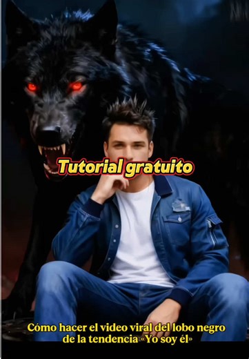 Tutorial del lobo negro: Cómo hacer el video viral