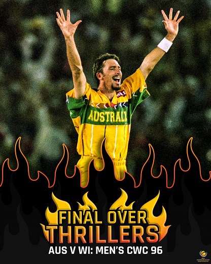 4.8M views · 33K reactions | A Cricket World Cup semi-final that will live long in the memory  West Indies needing ten to win off the last over with two wickets in hand  | ICC - International Cricket Council | Facebook