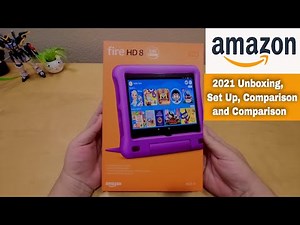 Amazon Fire 8 HD Kids edition Unboxing, Set up, Comparison, and Impression 2021