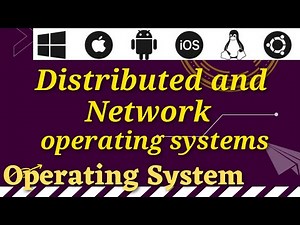 The evolution of Operating systems (distributed and network OS)