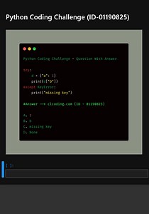 8.1K views · 103 reactions | Python Coding Challenge (ID-01190825)#pythonchallenge #pythoncoding #python3 #numpy #programming #pythonforbeginners | Python Coding | Facebook