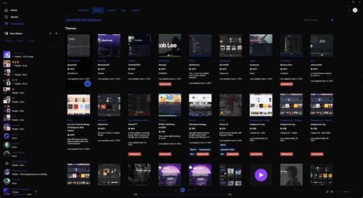 All spotify themes doesn't work, tried reinstalling. I suspect the culprit being the light/dark mode