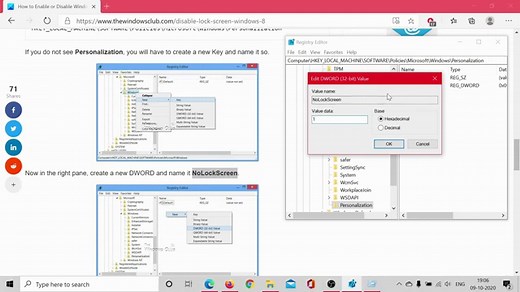 How to Enable or Disable Lock Screen in Windows 11
