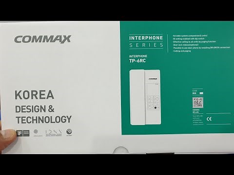 COMMAX 6 SETS INSTALLATION GUIDE Part 1