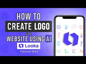 How to create logo for my website using AI - Looka tutorial 2025