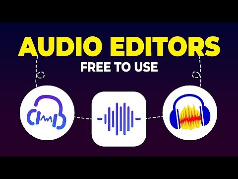 3 Best FREE Audio Editing Softwares for PC ✔