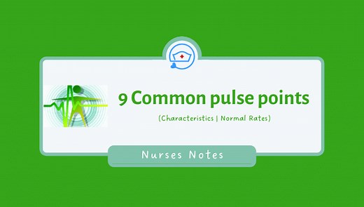 9 Common pulse points - (Anatomical pulse sites with demonstration) - NurseShip