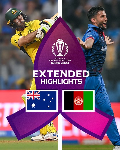A record-breaking hundred, a stunning double century and a great supporting act - The #AUSvAFG clash had it all! 👀 Watch the extended highlights of the thriller at Wankhede 📽 #CWC23 | ICC Cricket World Cup