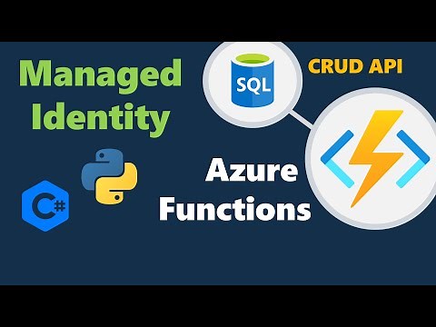 How to Setup Auth with Managed Identity - Build a CRUD API with Azure Functions and SQL server