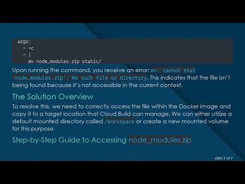 Accessing a file from Docker image in Google Cloud Build