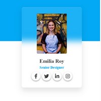 ID Card Design Using HTML and CSS (Source Code)