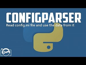Python configparser - Read config.ini file and use the data from a config file with configparser