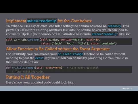Solving the Tkinter Callback Error