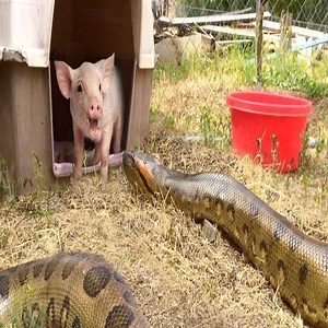 How did a python eat a pig? Cedit : Snake Park #Snake #cobra #SnakeHunting | Snake Park
