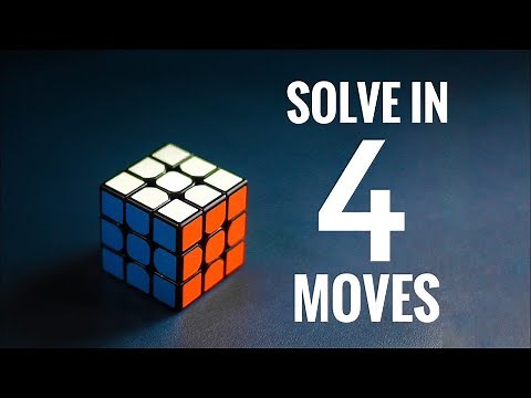 How to Solve a Rubik’s Cube in 4 Moves