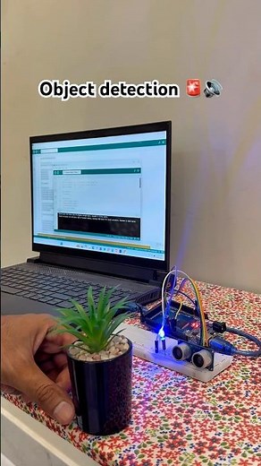 “Arduino Ultrasonic Sensor Project | LED & Buzzer Object Detection 🚨🔊 #diyprojects #electronics