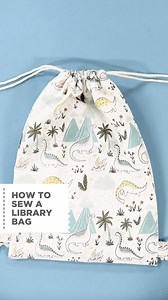 19K views · 165 reactions | Looking for a fun and easy sewing project you can make with the kids? Why not create these cute library bags together! Learn how with our easy sewing tutorial. Find the full video and everything you need to make this project here - https://bit.ly/3BL1h5K #spotlightstores #itswhatyoumakeit #12daysofsew #sewingproject | Spotlight | Facebook