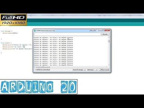 Arduino20-Fonction Serial.begin() Serial.print() Serial.println() et DÉCOUVERTE du MONITEUR SÉRIE