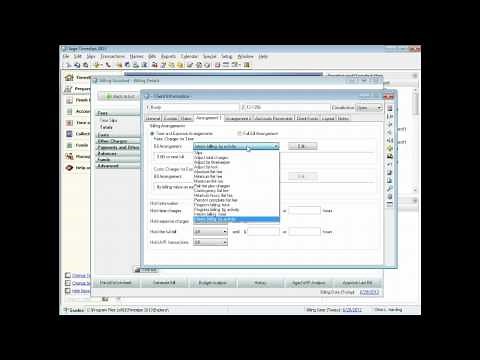 Sage Timeslips: Setting up Bill Arrangements