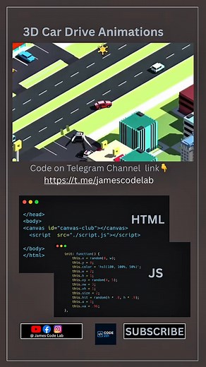 I made this 3D Car Game with simple html, Css and Javascript 💡🔥 you want to learn coding check the comment for link to our free live class👇👨🏾‍💻 | Code 231
