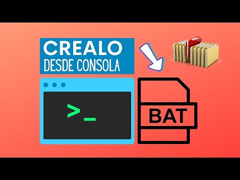 (CMD) - COMO CREAR UN ARCHIVO Bat | Ejecuta comandos de forma automatizado