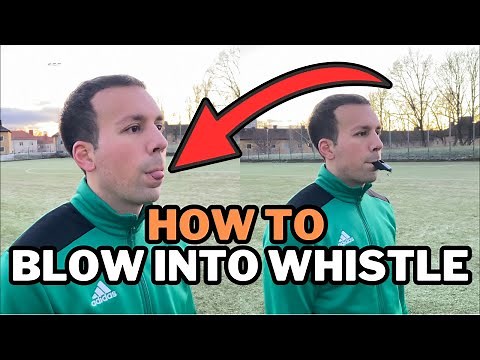 How to Blow into a Whistle Correctly - Sharp and Consistent Sound