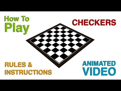 How To Play Checkers | Checkers Rules and Instructions | Learn Rules of Checkers