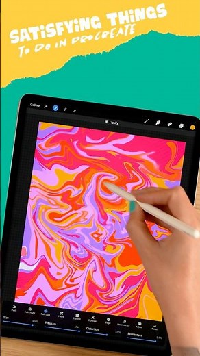 So Satisfying! Try this in Procreate #artwithflo #procreatetutorial