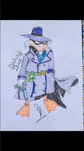 DuckTales Reboot Drawing: Bring Darkwing Duck to Life!