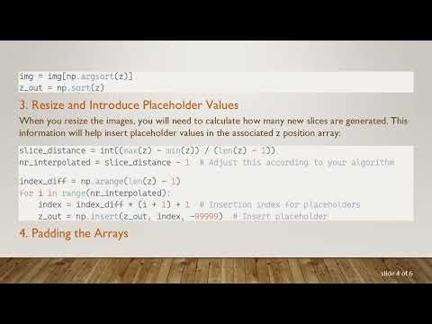 Keeping the Association Between ImagePositionPatient and Processed Image Coordinates in Python