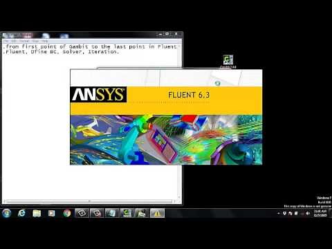 Gambit and Fluent step by step