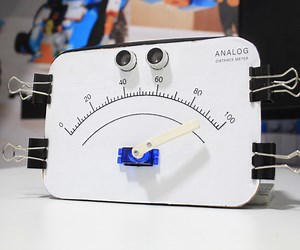 Analog Distance Measuring Meter Using Arduino & Ultrasonic Sensor
