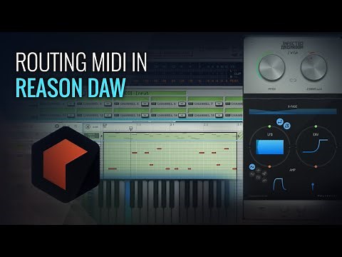 How To Route MIDI in Reason 12 | Routing Polyverse Plugins Tutorial
