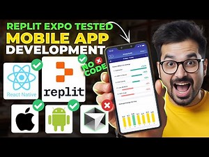 How to Create a MOBILE app in 5 minutes with Replit and Expo React Native- iOS / Android Supported