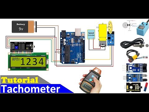 How to Make Tachometer using Arduino | RPM Meter with PNP and NPN Sensor