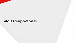 LibGuides: Research Databases: What is a Database
