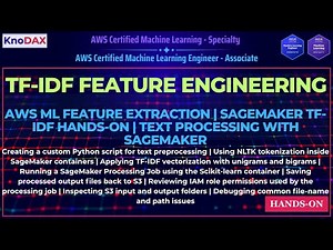 Feature Engineering on AWS: TF-IDF Extraction Using SageMaker Processing