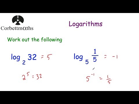 Introduction to Logarithms - Corbettmaths